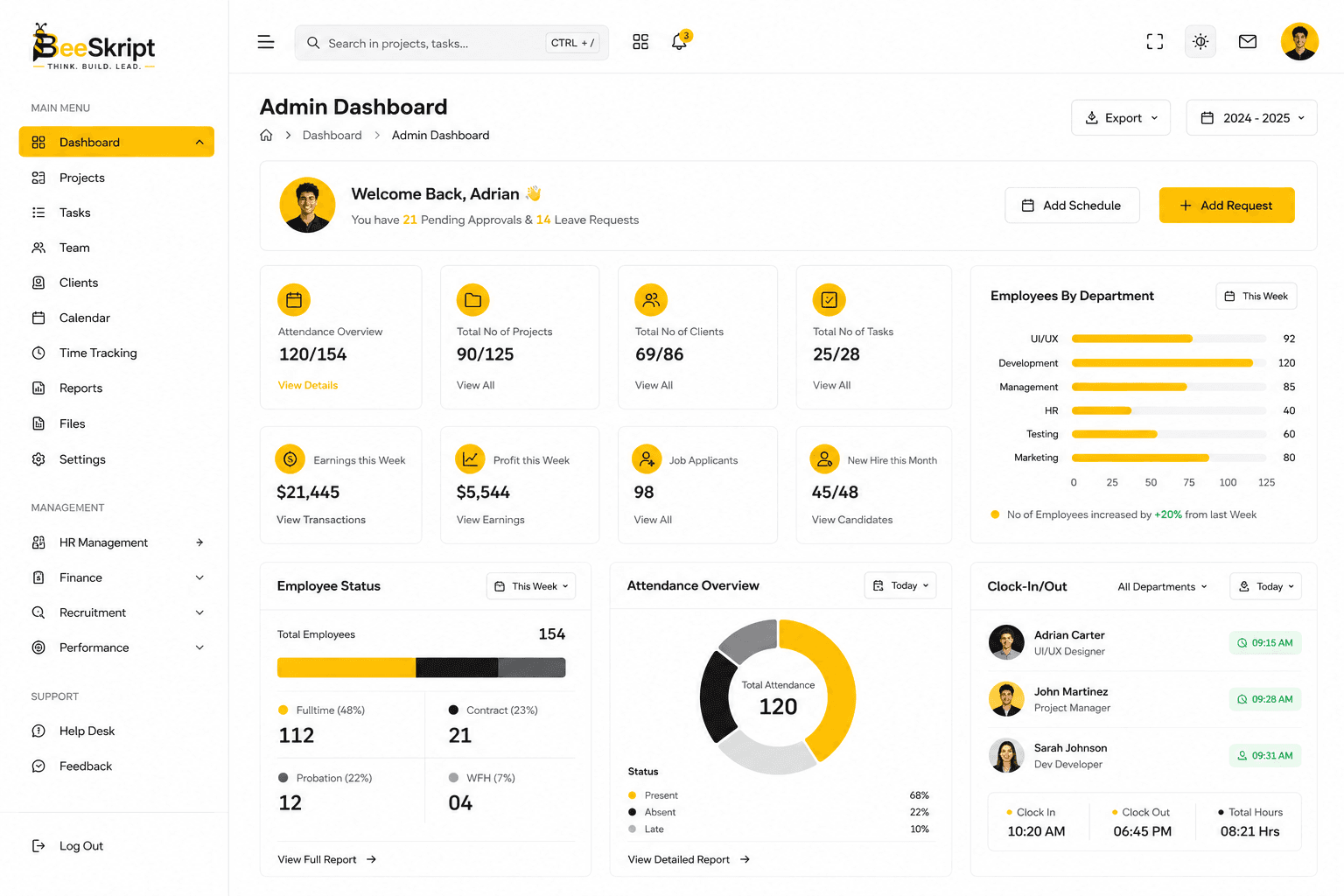 StaffSync — HR & Payroll Management System