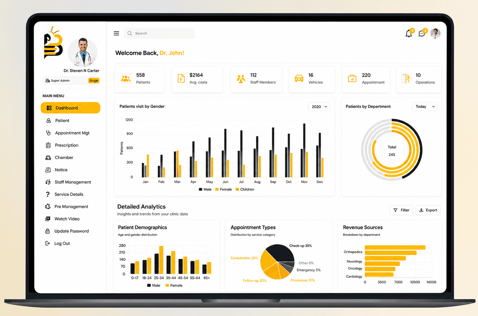 MediBook — Doctor Appointment & Hospital Management System